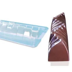 Moule A Bûche Vague En Pvc (X 12)