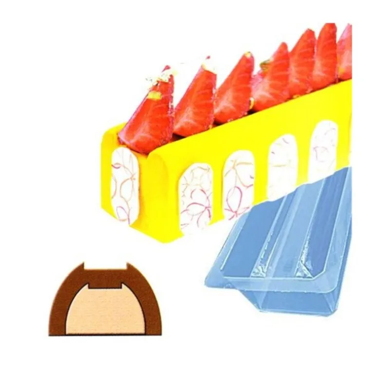 Moule A Bûchette Fond Plat En Pvc (X 12)