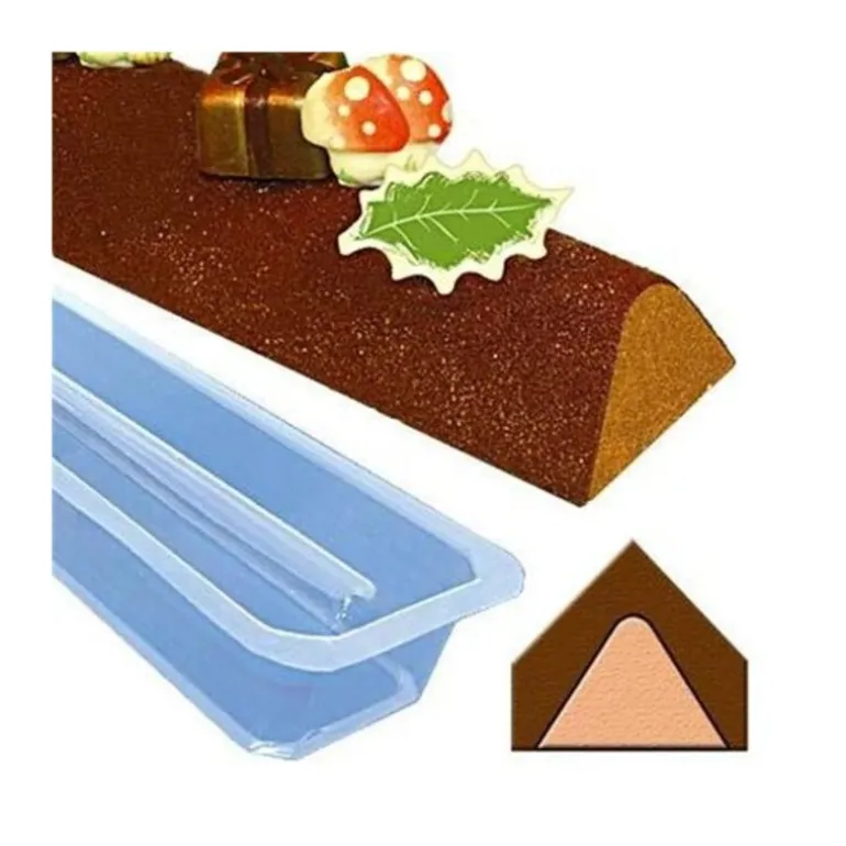 Moule A Bûchette Triangle En Pvc (X 12)