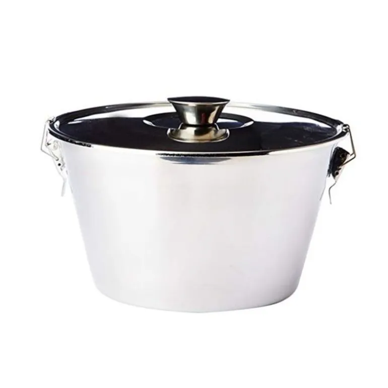 Moule A Flan Avec Couvercle Inox 20 Cm
