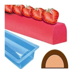 Moule A Insert Rond Pour Bûche En Pvc (X 12)