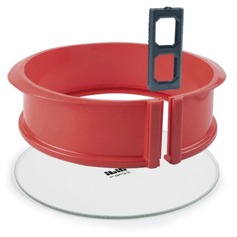 Moule A Manqué Demontable Rond Silicone Base En Verre 22,5 Cm