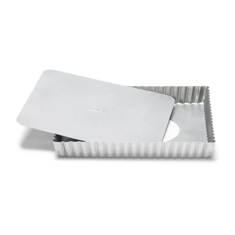 Moule A Tarte Carre Antiadhesif Avec Fond Amovible