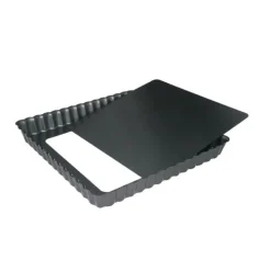 Moule A Tarte Carre Cannele Fond Amovible