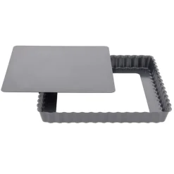 Moule A Tarte Carree 23 Cm A Fond Amovible