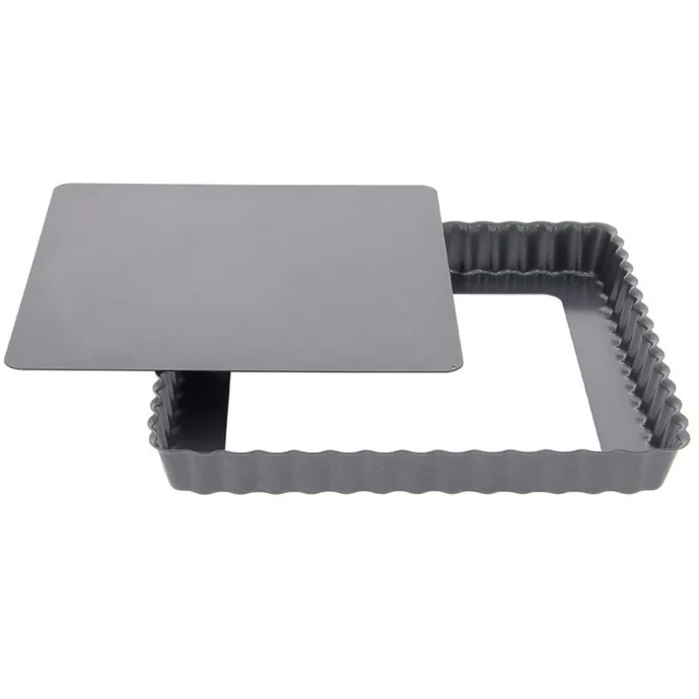 Moule A Tarte Carree 23 Cm A Fond Amovible