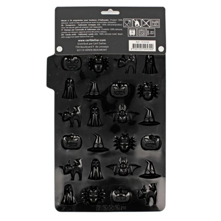 Moule Bonbons Halloween En Silicone Patisdecor