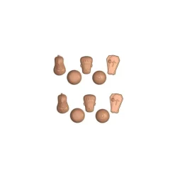 Moule Chocolat 5 Sujets D'Halloween Assortis