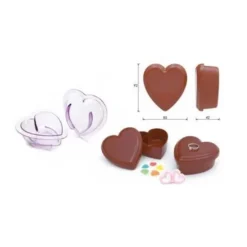 Moule Chocolat Boite Coeur 11 Cm