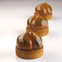 Moule Mini Tarte 3D Marrons Pavoni