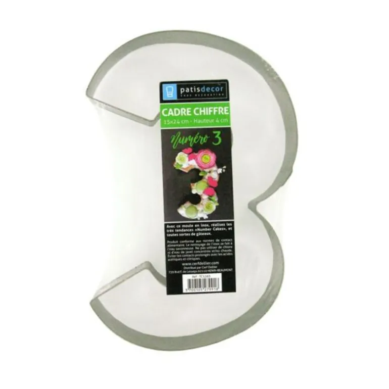 Moule Number Cake Chiffre 3
