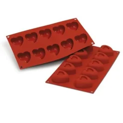 Moule Silicone 10 Coeurs 4,9 Cm