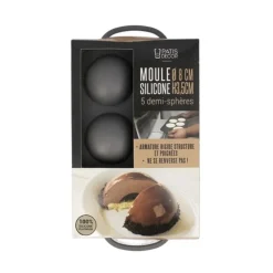 Moule Silicone 5 Demi-Spheres 8 Cm Patisdecor