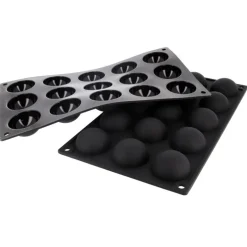Moule Silicone 15 Demi-Spheres 4,5 Cm