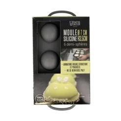 Moule Silicone 6 Demi-Spheres 7 Cm Patisdecor