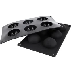 Moule Silicone 6 Demi-Spheres 6 Cm