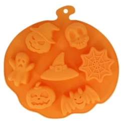 Moule Silicone 7 Empreintes Sujets D'Halloween