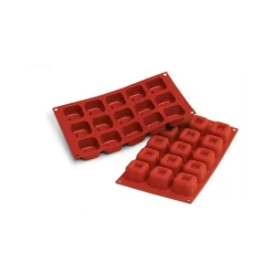 Moule Silicone 15 Savarins Carres