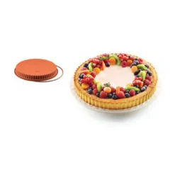 Moule Silicone Tourtiere Cannelee 26 Cm