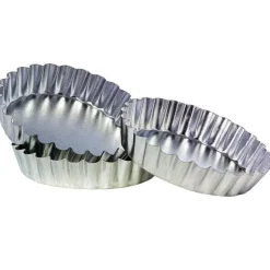 Moules À Tartelettes Acier 10 Cm (X4)