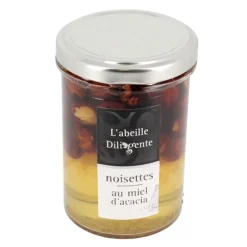 Noisettes Au Miel D'Acacia L'Abeille Diligente 250 G