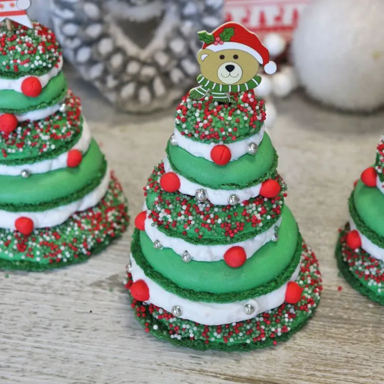 Ourson Avec Bonnet De Noël Sur Pique (X50)