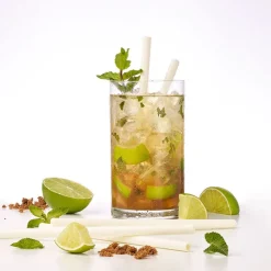 Pailles Comestibles Gout Citron Vert (X16)