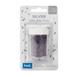 Paillettes Irisees Argentees Pme 7 G