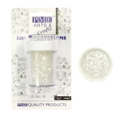 Paillettes Irisees Blanches Pme (7 G)