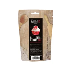 Paillettes Rouges Comestibles 300 G Patisdecor Pro