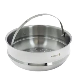 Passoire Cuit-Vapeur Inox 24 Cm De Buyer
