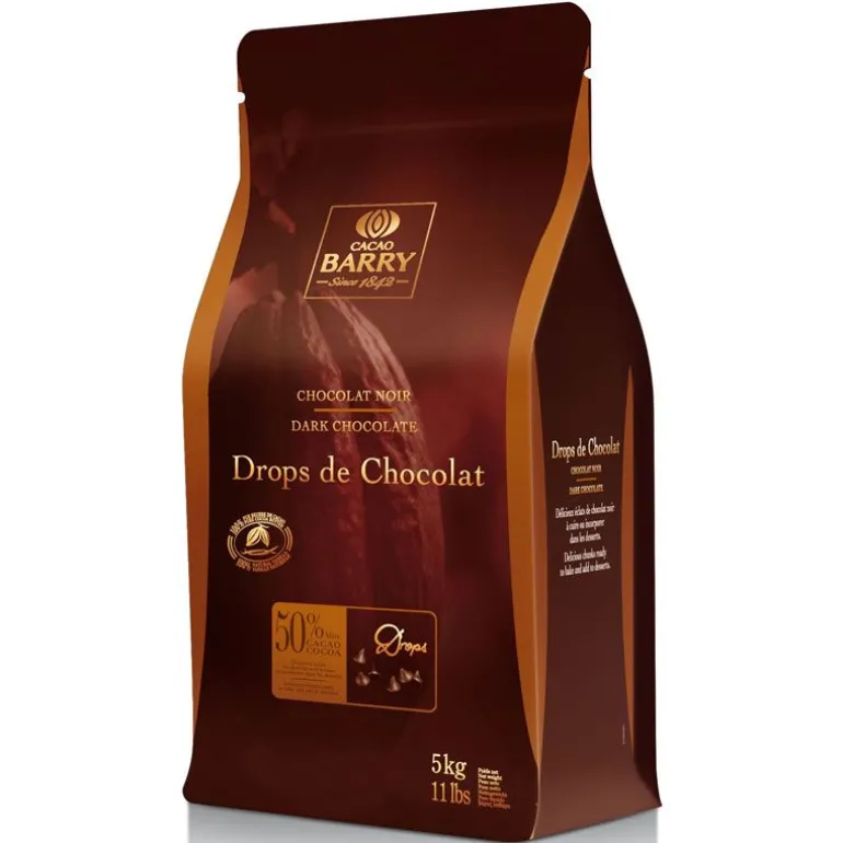 Pepites De Chocolat Noir Drops 5 Kg