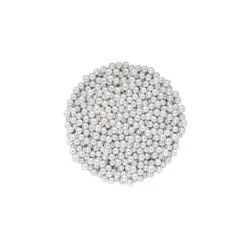 Perles Argentees 6 Mm 90 G