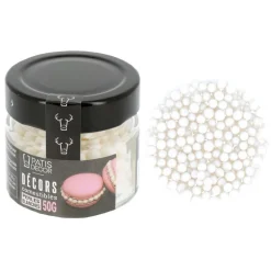 Perles Blanches Comestibles Patisdecor