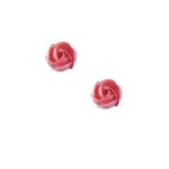 Petites Roses Roses En Azyme Patisdecor X12