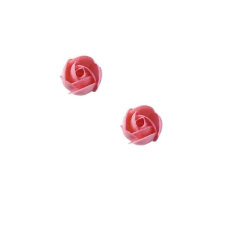 Petites Roses Roses En Azyme Patisdecor X12