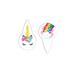 Piques Licornes Azyme Assorties (X24)