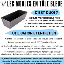 Plaque De Cuisson Tole Bleuie 40 X 30 Cm