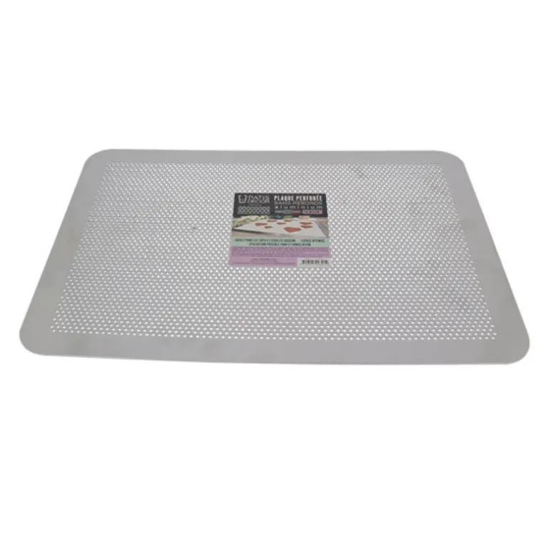 Plaque Patisserie Plate Perforee Alu 40 X 30 Cm Patisdecor