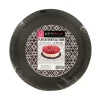 Plateau Dentelle Rond Noir Patisdecor