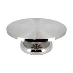 Plateau Tournant Pro Pour Gateau En Inox Patisdecor