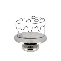 Plateau Tournant Pro Pour Gateau En Inox Patisdecor
