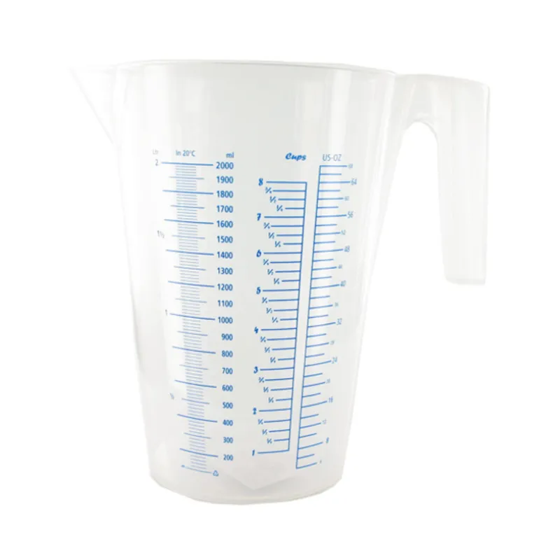 Pot Doseur Gradue Plastique 2 L