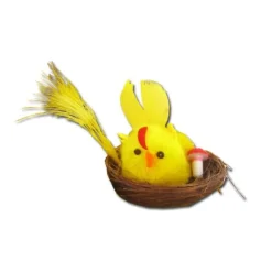 Poussin Chenille A Crete Dans Panier (X12)