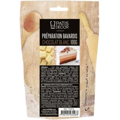 Preparation Bavarois Chocolat Blanc Patisdecor