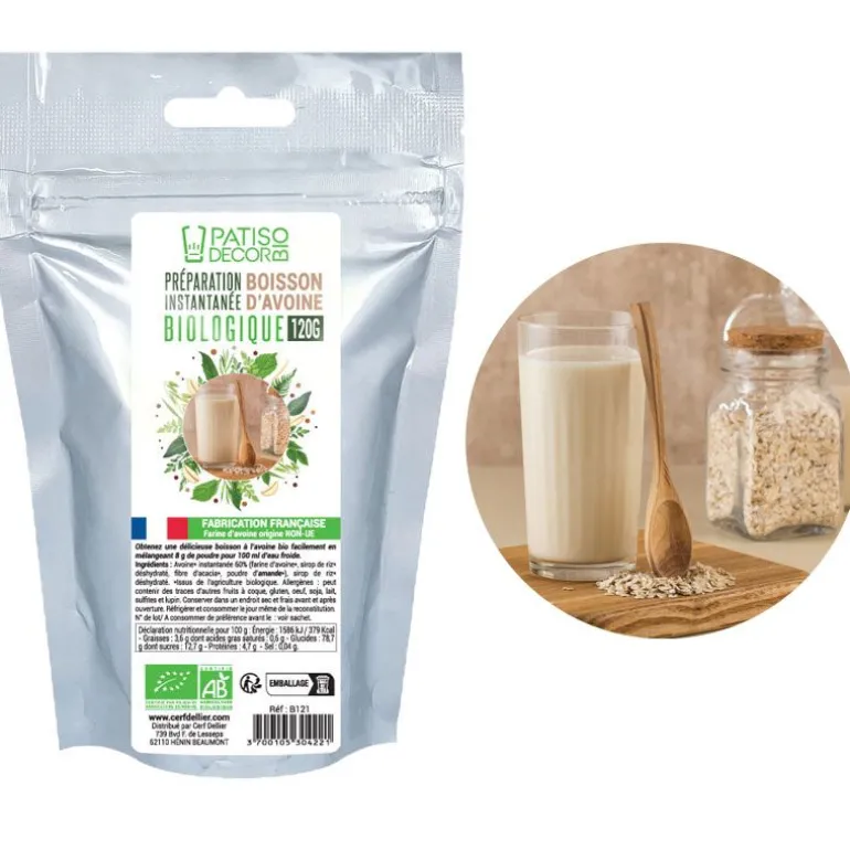 Preparation Instantanee Pour Boisson Avoine Biologique 120 G