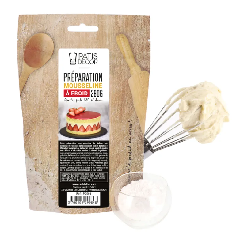 Preparation Mousseline A Froid Patisdecor 290 G