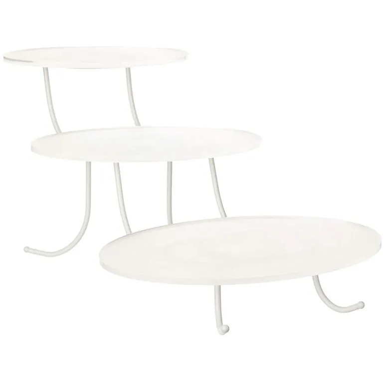 Presentoir 3 Plateaux Ovales Assortis