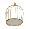 Presentoir Cage A Oiseaux Dore Patisdecor 25 Cm