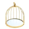 Presentoir Cage A Oiseaux Dore Patisdecor 21 Cm